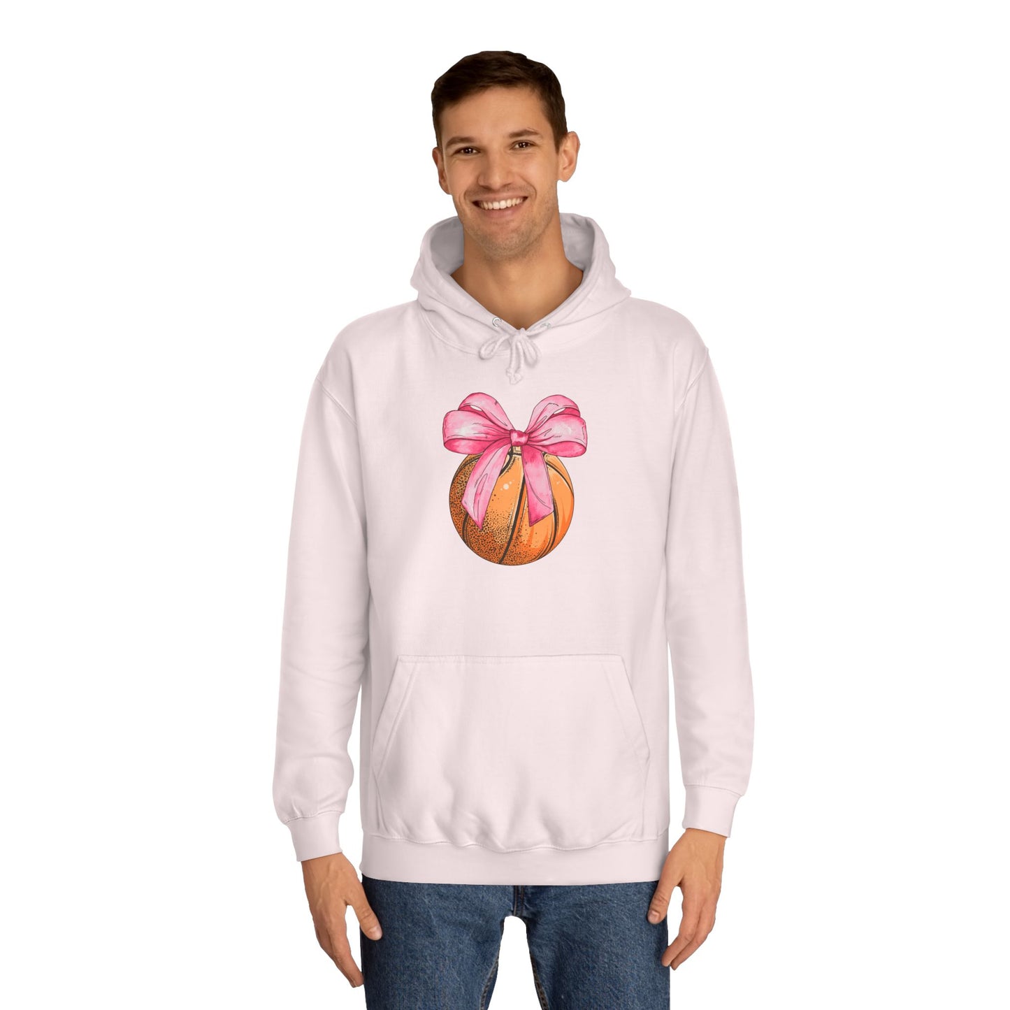 Basketball Coquette Unisex College Hoodie