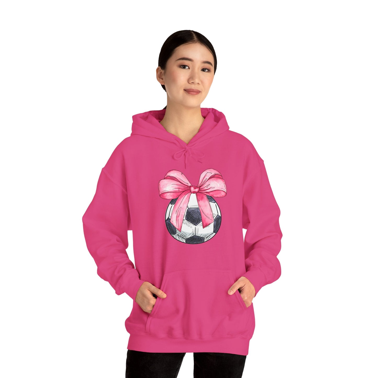 Soccer Coquette Hoodie Sweatshirt