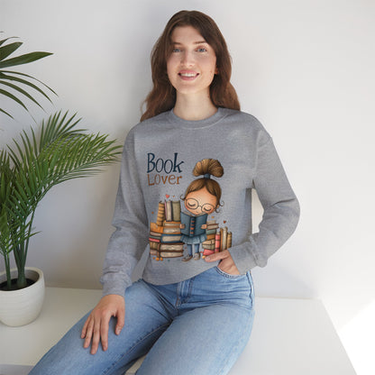 Book Lover Crewneck Sweatshirt