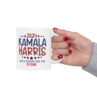 Kamala Harris Ceramic Mug, (11oz, 15oz)