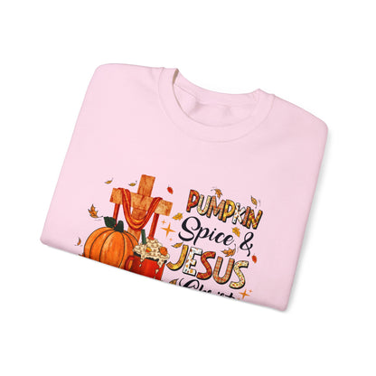 Pumpkin Spice and Jesus Christ Fall Sweatshirt