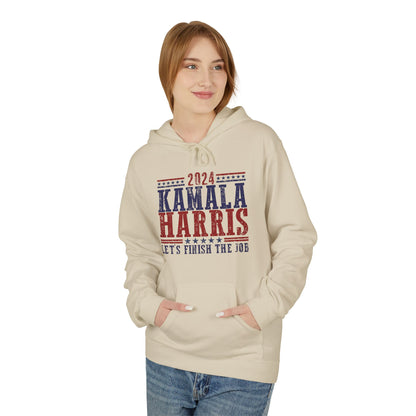 Kamala Harris Let's Finish the Job Unisex Midweight Softstyle  Hoodie