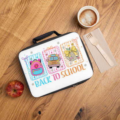 Colorful Back to School Lunch Bag