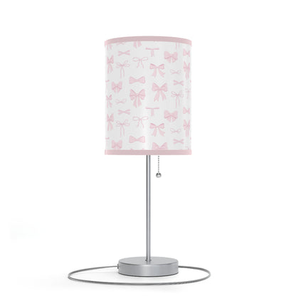 Coquette Pink Bow Lamp