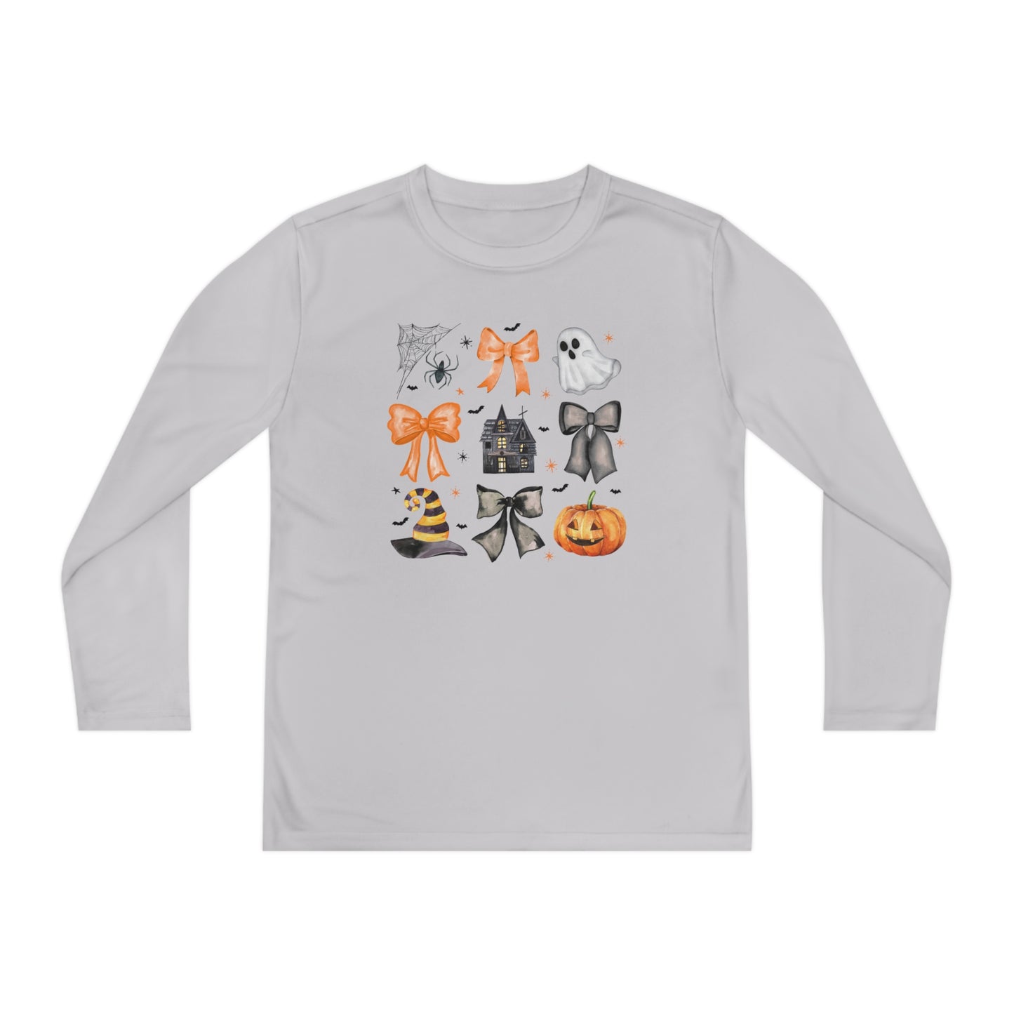 Halloween Coquette Youth Long Sleeve T-Shirt