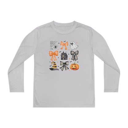 Halloween Coquette Youth Long Sleeve T-Shirt