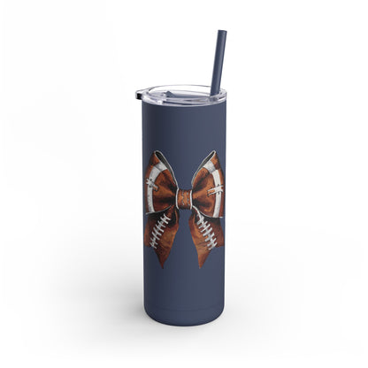 Coquette Football Matte Tumbler, 20oz