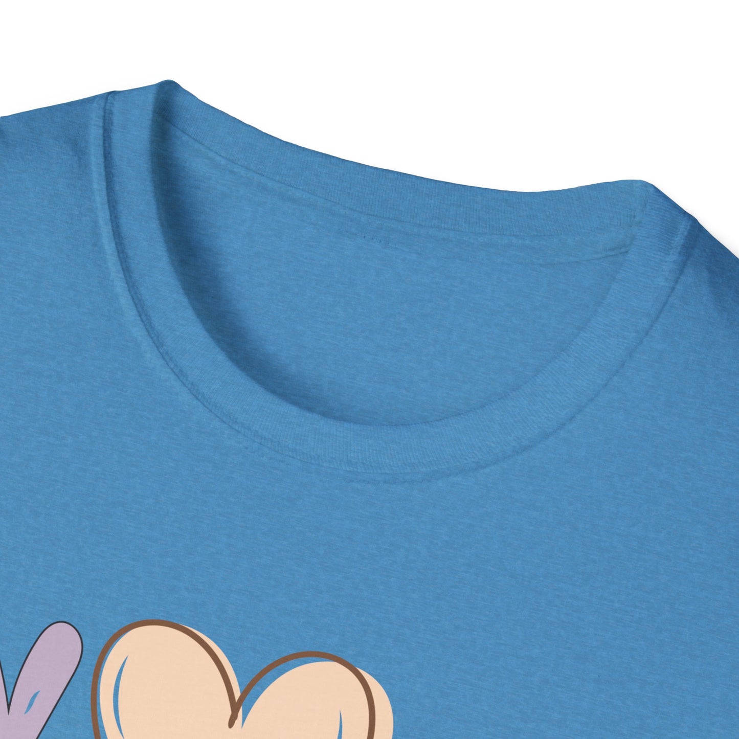 Peace Love Books Softstyle T-Shirt