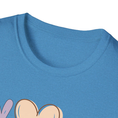 Peace Love Books Softstyle T-Shirt