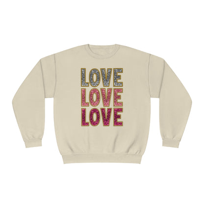 Love Love Love Valentine's Day Sweatshirt