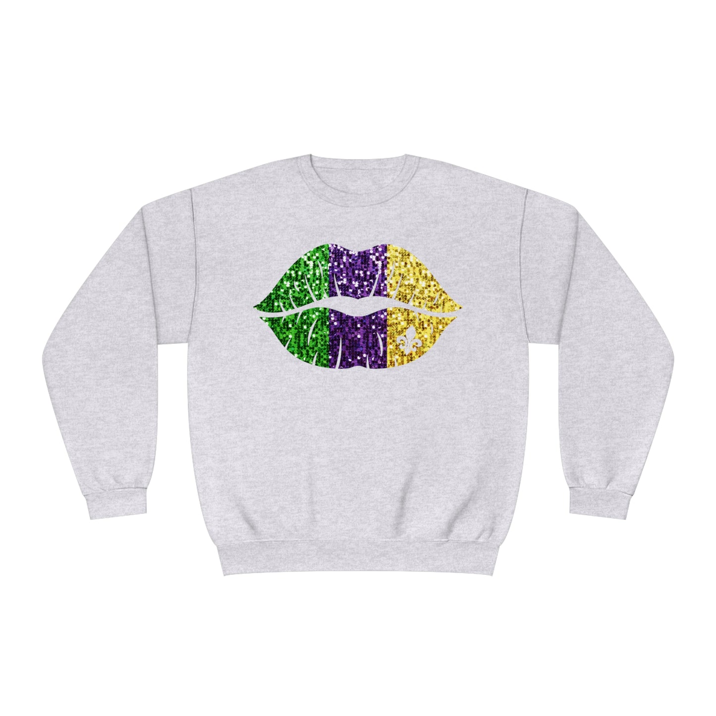 Mardi Gras Lips Sweatshirt