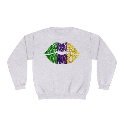 Mardi Gras Lips Sweatshirt