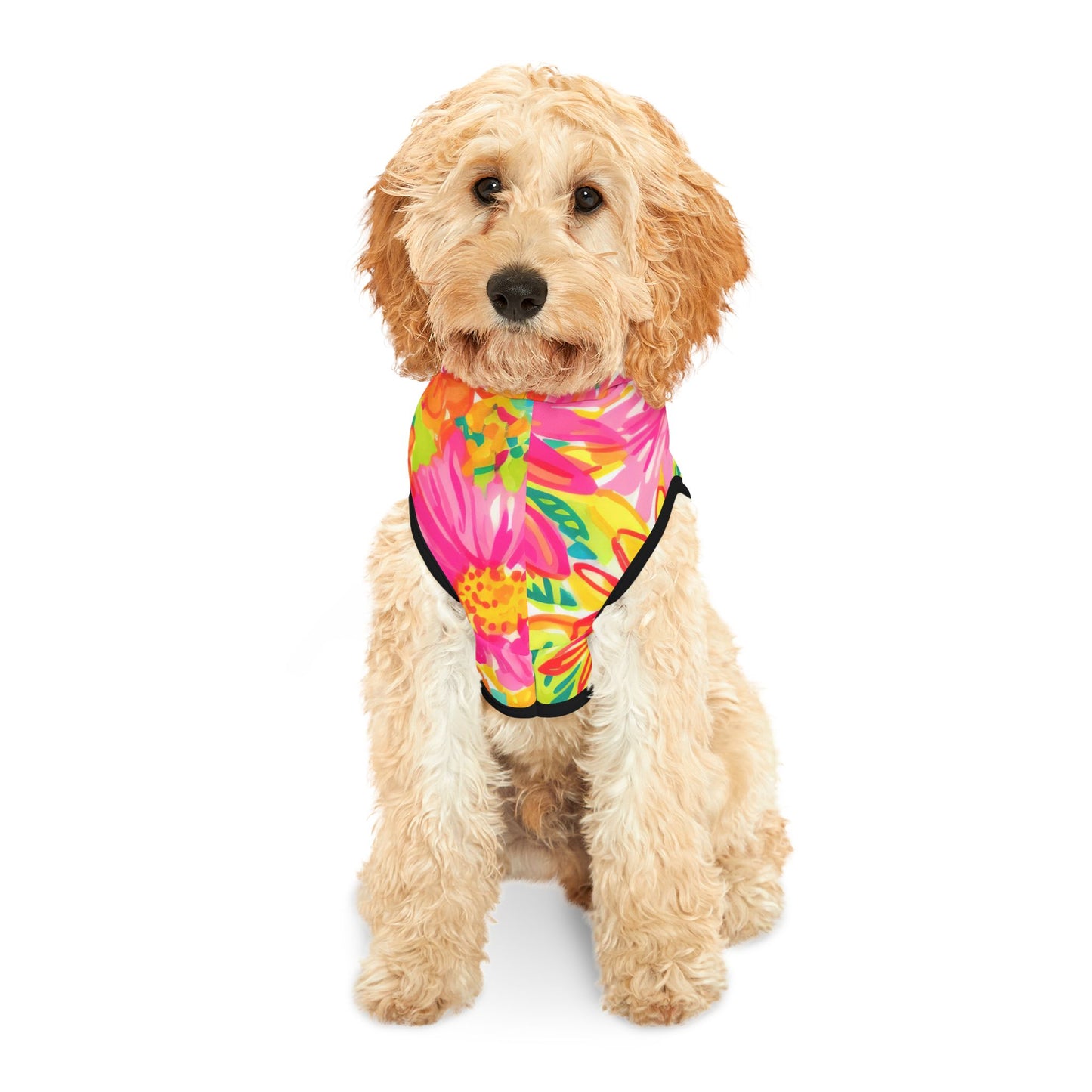 Bright Floral Pet Hoodie