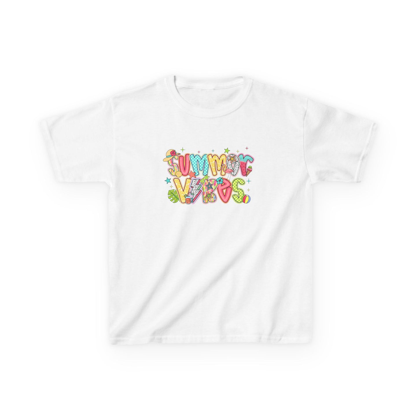 Summer Vibes Kids Cotton Tee