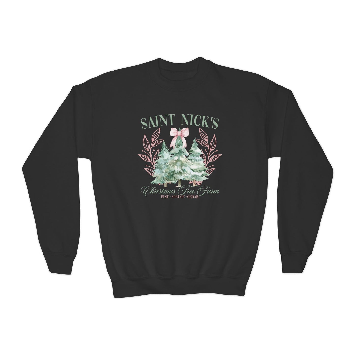 St. Nick's Christmas Tree Farm Youth Crewneck Sweatshirt