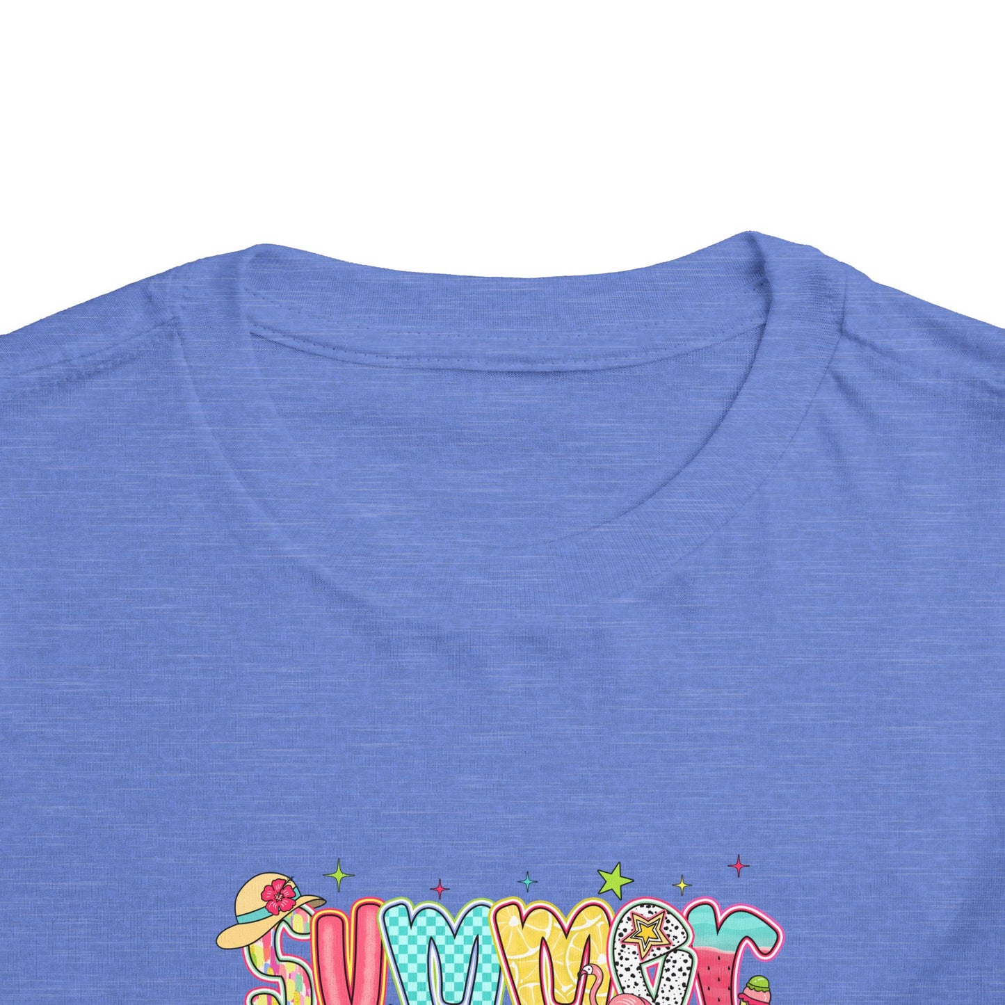 Summer Vibes Colorful Toddler Tee