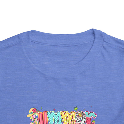 Summer Vibes Colorful Toddler Tee