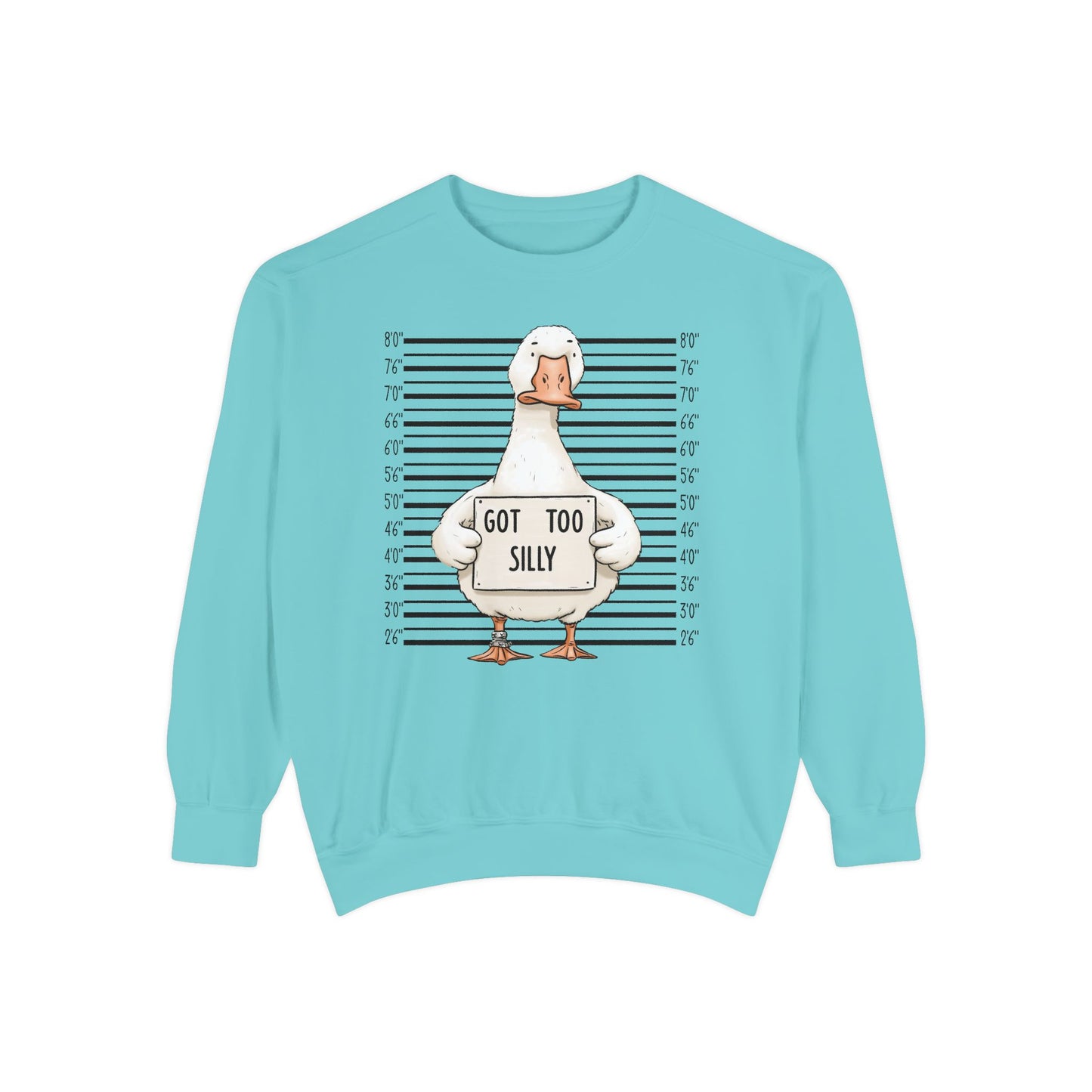 "Got Too Silly" Cute Animal Sweatshirt Crewneck