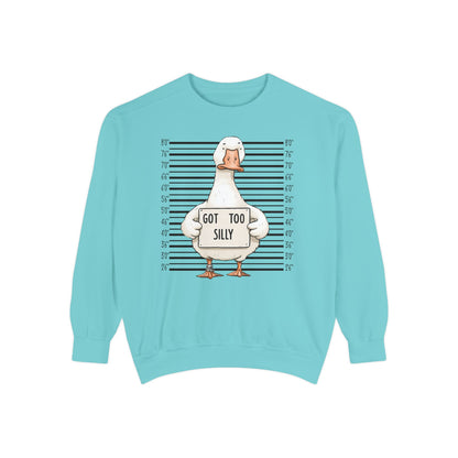 "Got Too Silly" Cute Animal Sweatshirt Crewneck