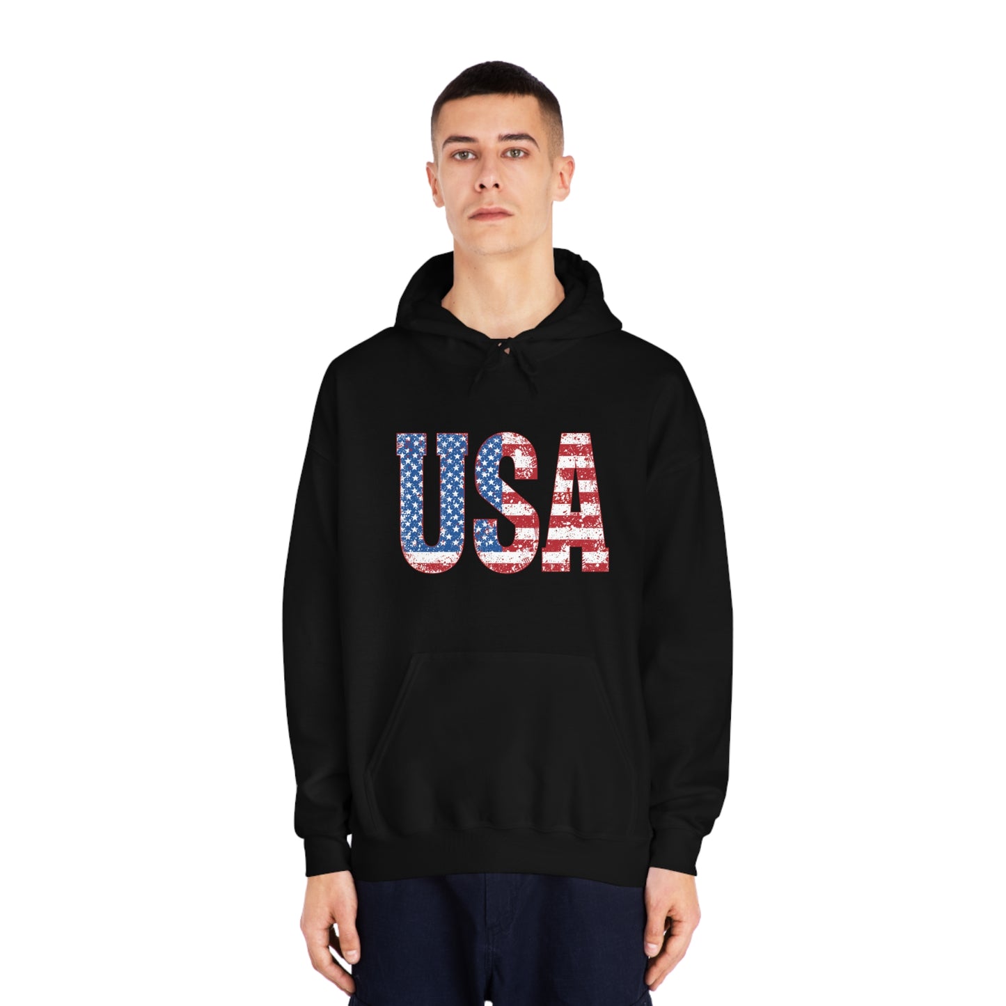 USA Unisex DryBlend® Hooded Sweatshirt