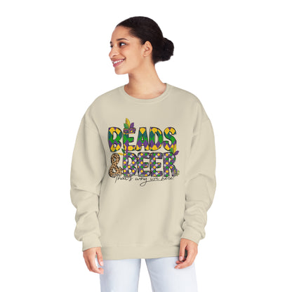 Mardi Gras Beads Sweatshirt