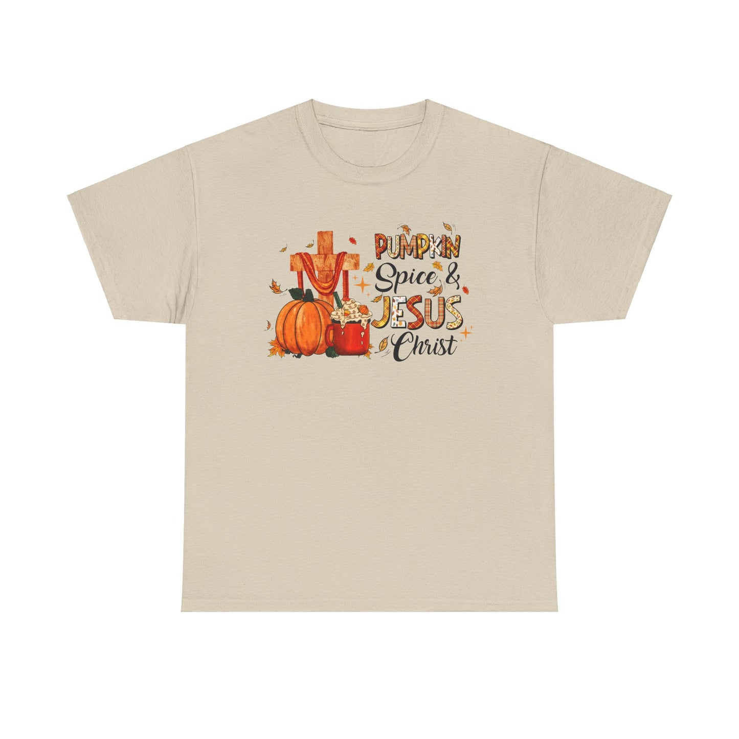 Pumpkin Spice and Jesus Christ Fall T-Shirt