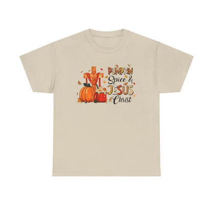 Pumpkin Spice and Jesus Christ Fall T-Shirt