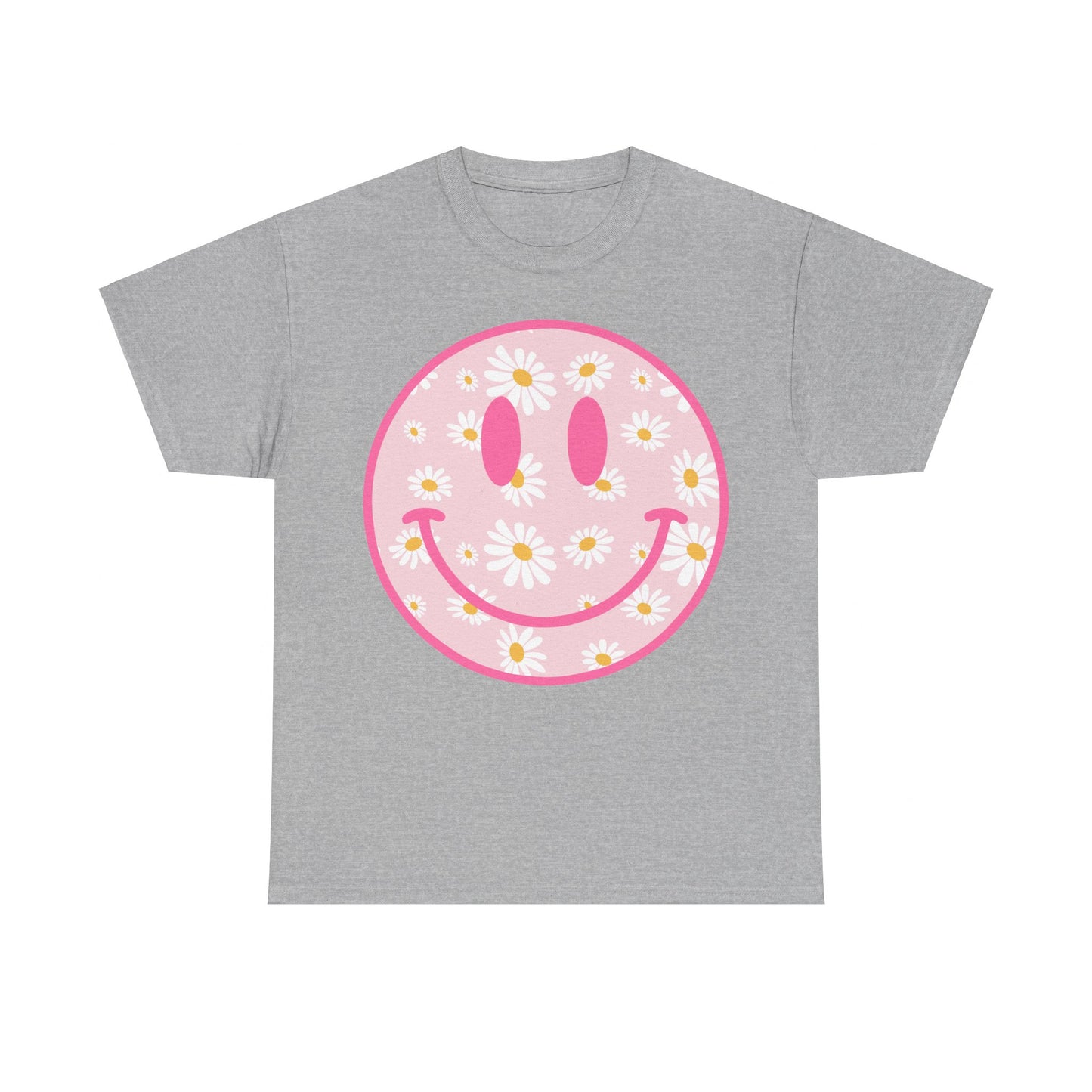 Groovy Retro Daisy Smiley Face T-Shirt