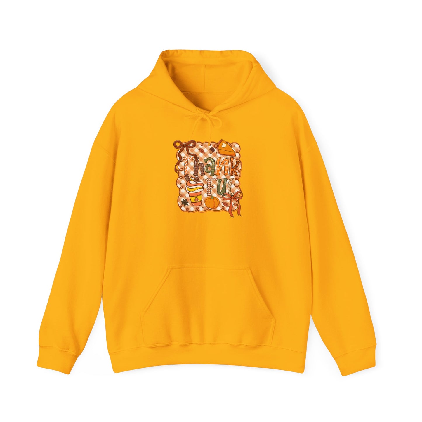 Thankful Thanksgiving Adult Hoodie