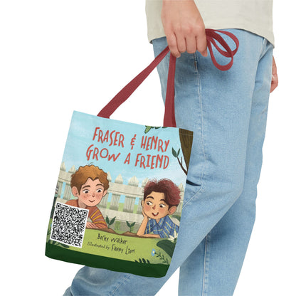 Fraser & Henry Grow a Friend Book Illustration Tote Bag