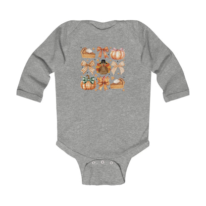 Coquette Thanksgiving Infant Long Sleeve Bodysuit Onesie