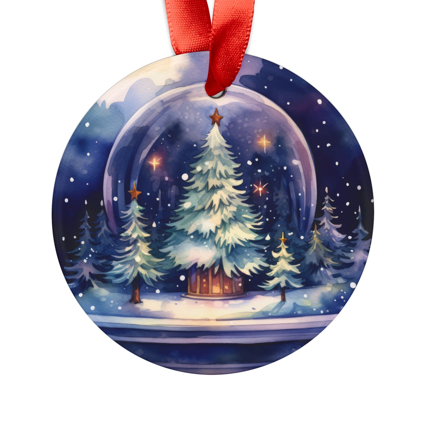 Winter Christmas Acrylic Ornament