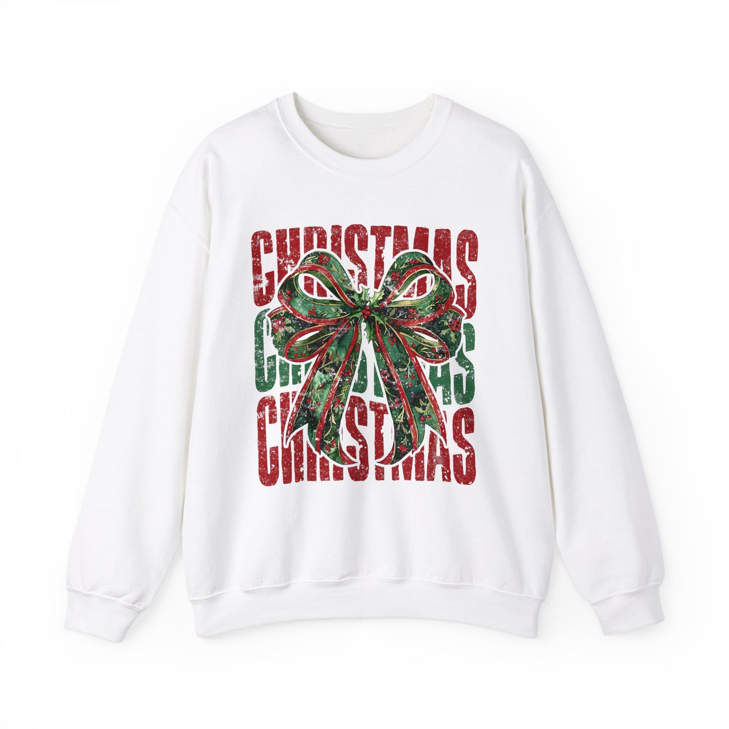 Christmas Coquette Bow Sweatshirt