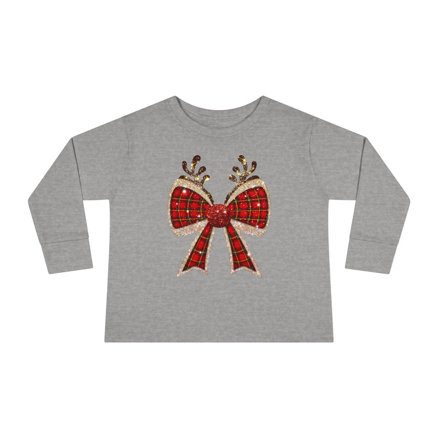 Reindeer Bow Toddler Tee