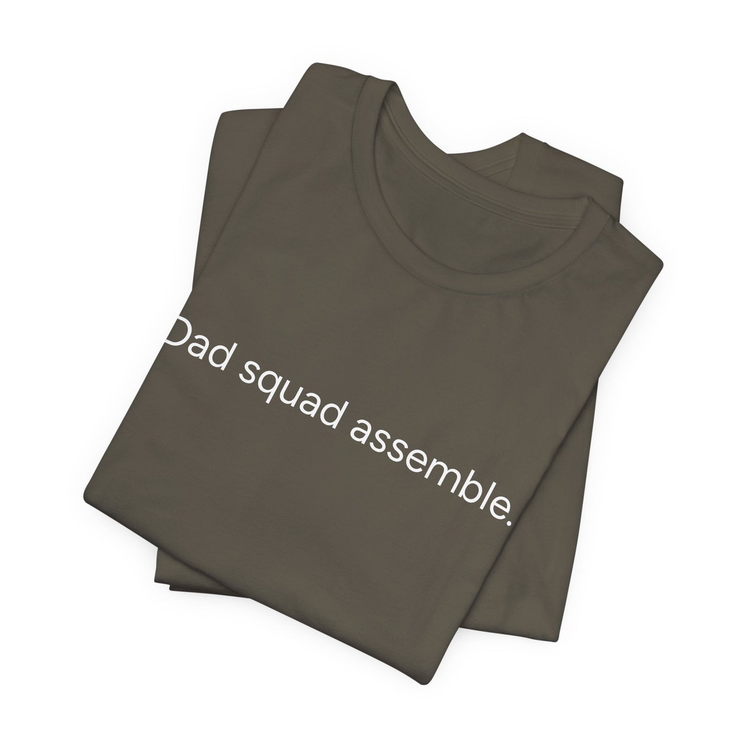 Funny Dad Squad Assemble Short Sleeve Tee