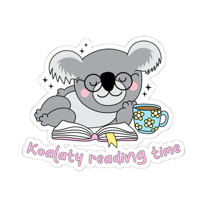 Koala Book Lovers Laptop Stickers