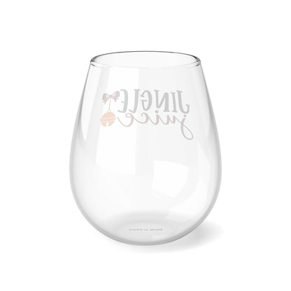 Jingle Juice Christmas Stemless Wine Glass, 11.75oz