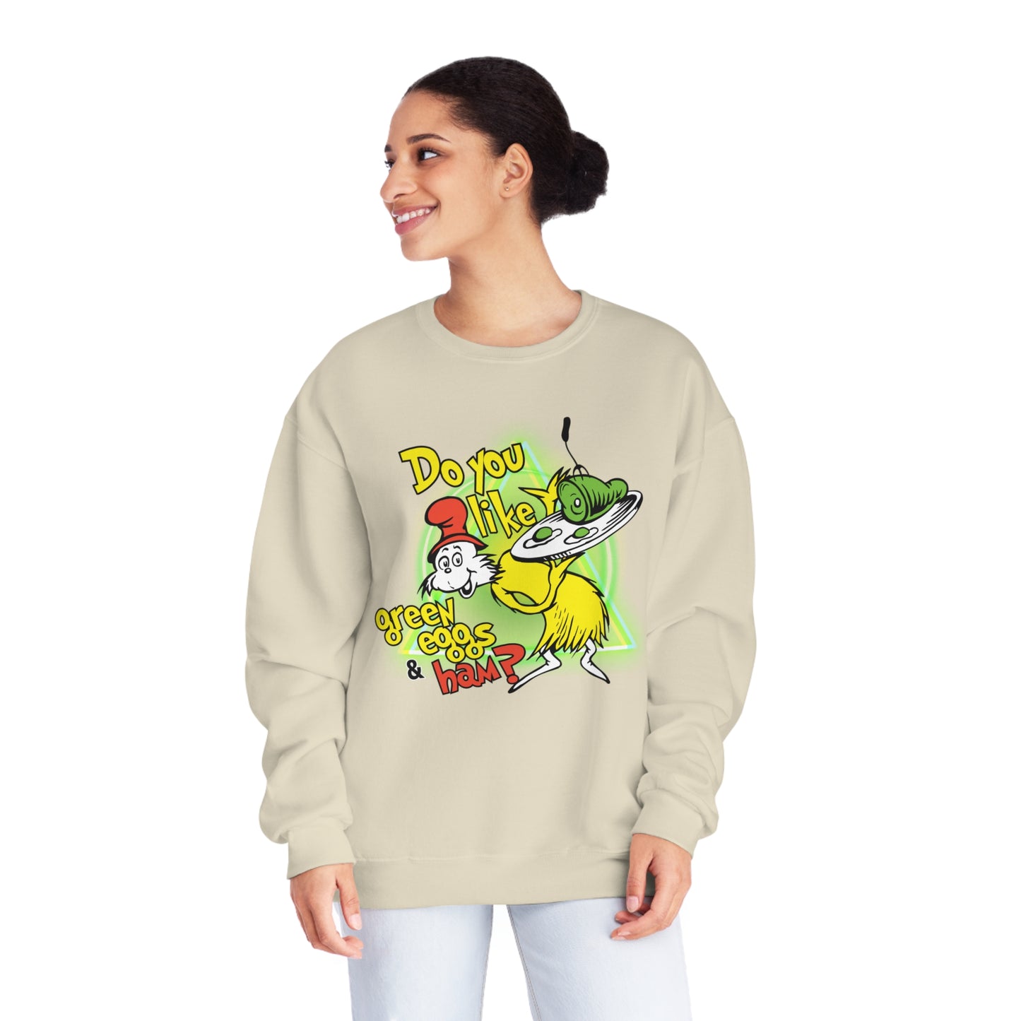 Green Eggs and Ham Dr. Seuss Sweatshirt