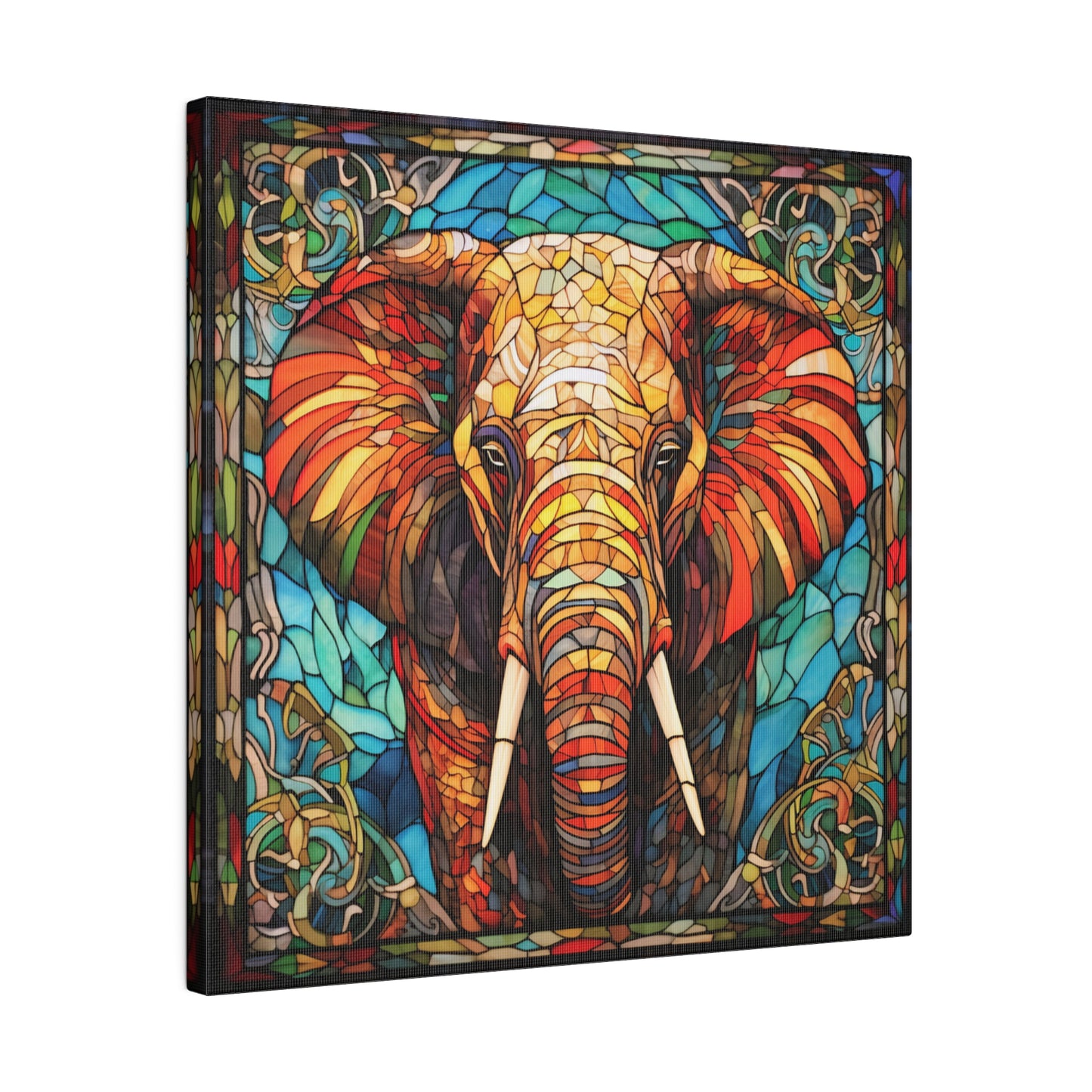 Elephant Wall Art Matte Canvas