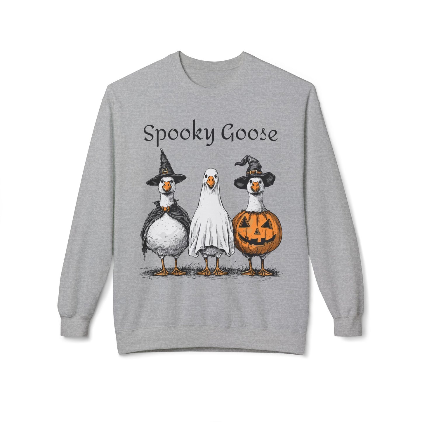 Spooky Goose Adult Softstyle Sweatshirt
