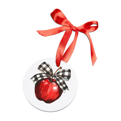 Coquette Teacher Acrylic Ornament