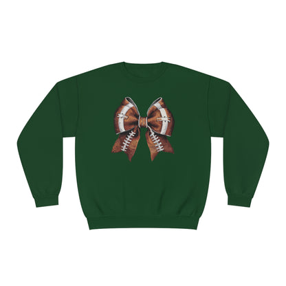 Coquette Football Bow Sweatshirt