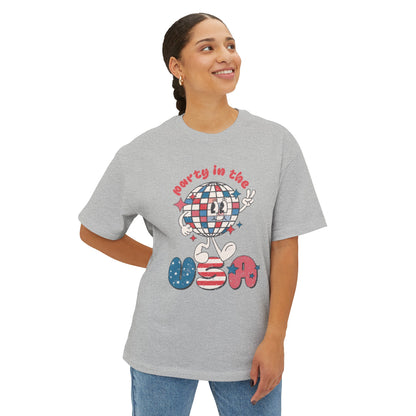 Retro Party in the USA Unisex Oversized Boxy Tee