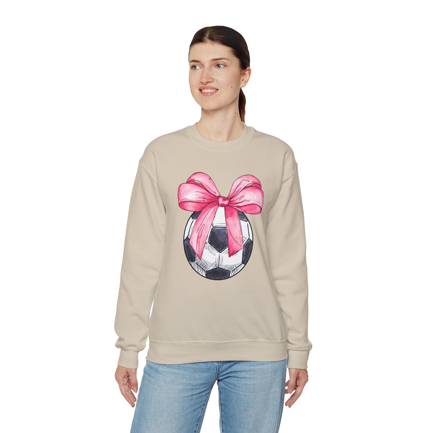 Soccer Coquette Adult Size Sweatshirt