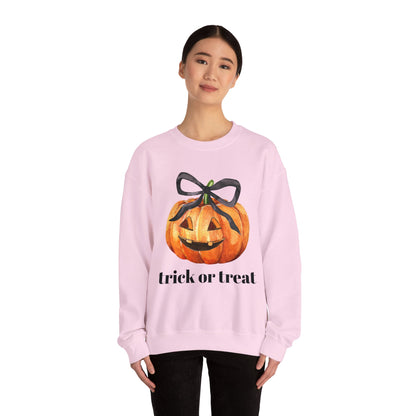 Trick or Treat Halloween Pumpkin Sweatshirt