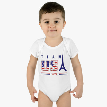 TEAM USA 2024 Paris Olympics Infant Baby Rib Bodysuit