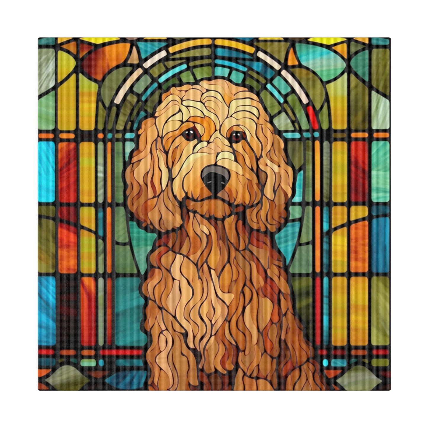 Goldendoodle Wall Art Matte Canvas