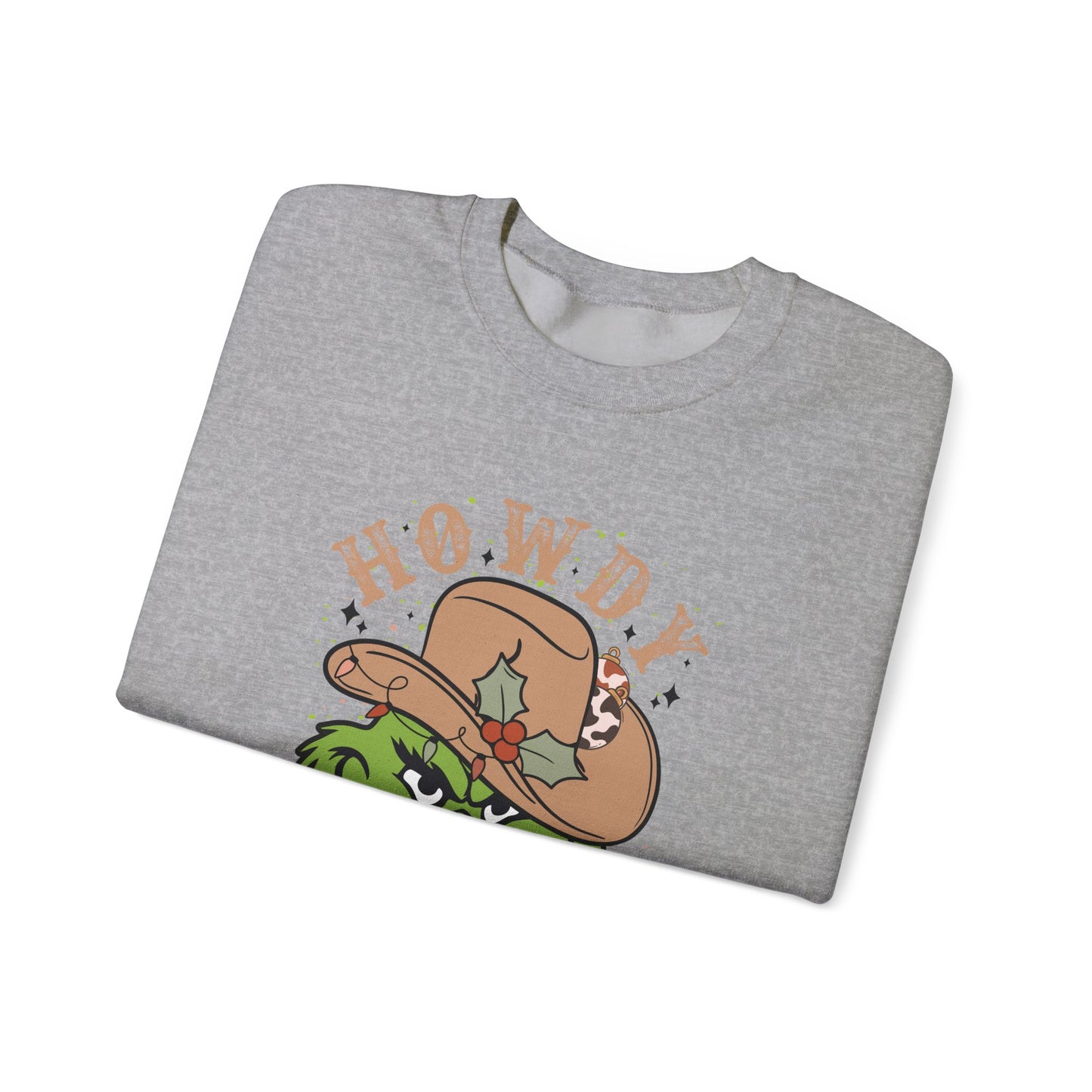 Howdy Grinch Christmas Sweatshirt