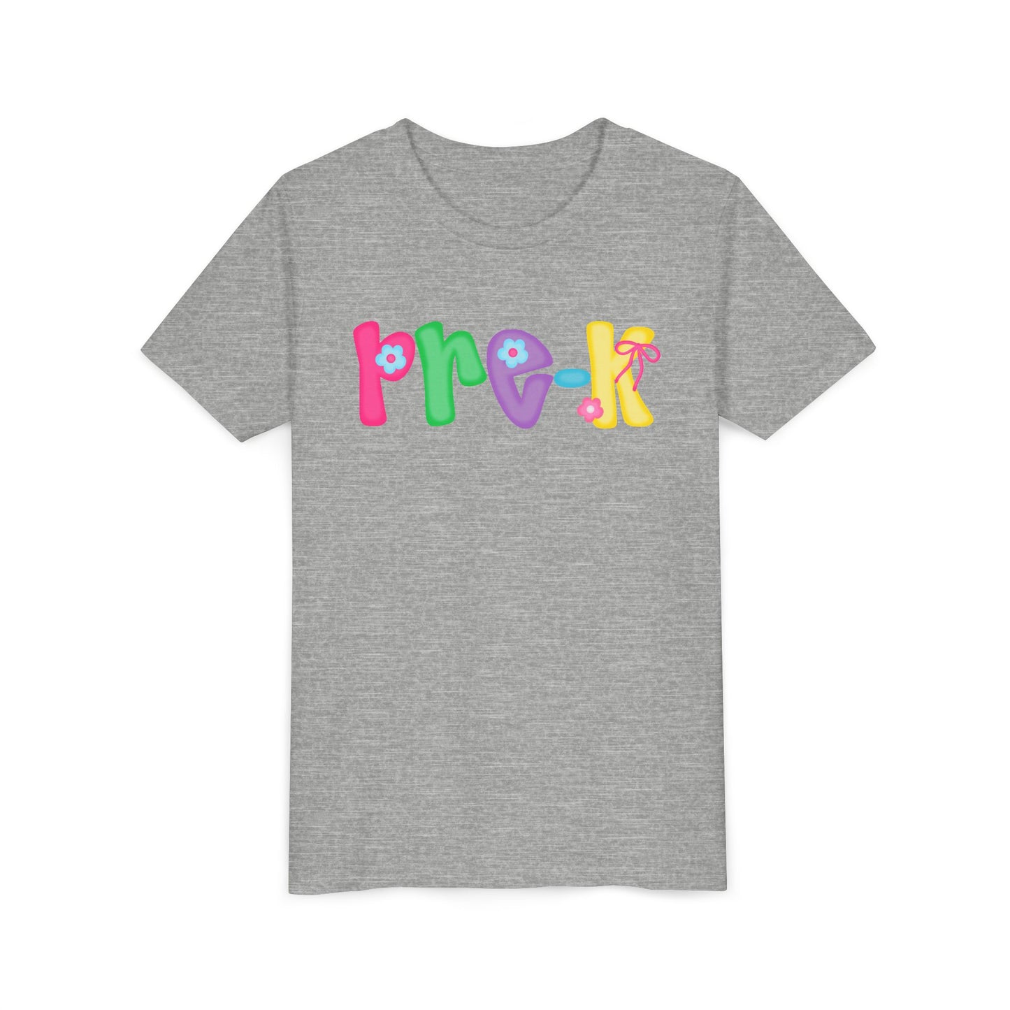Colorful Pre-K Youth Back to School Tee