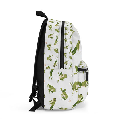 Frog Pattern Backpack